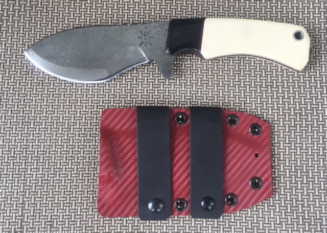 Damascus Senshi with sheath